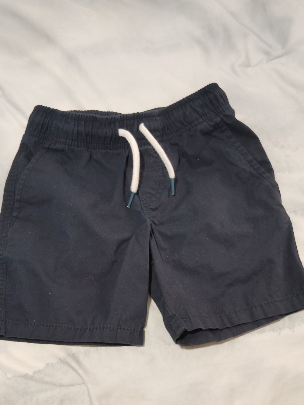 Cat & Jack Navy Shorts with White Drawstring
